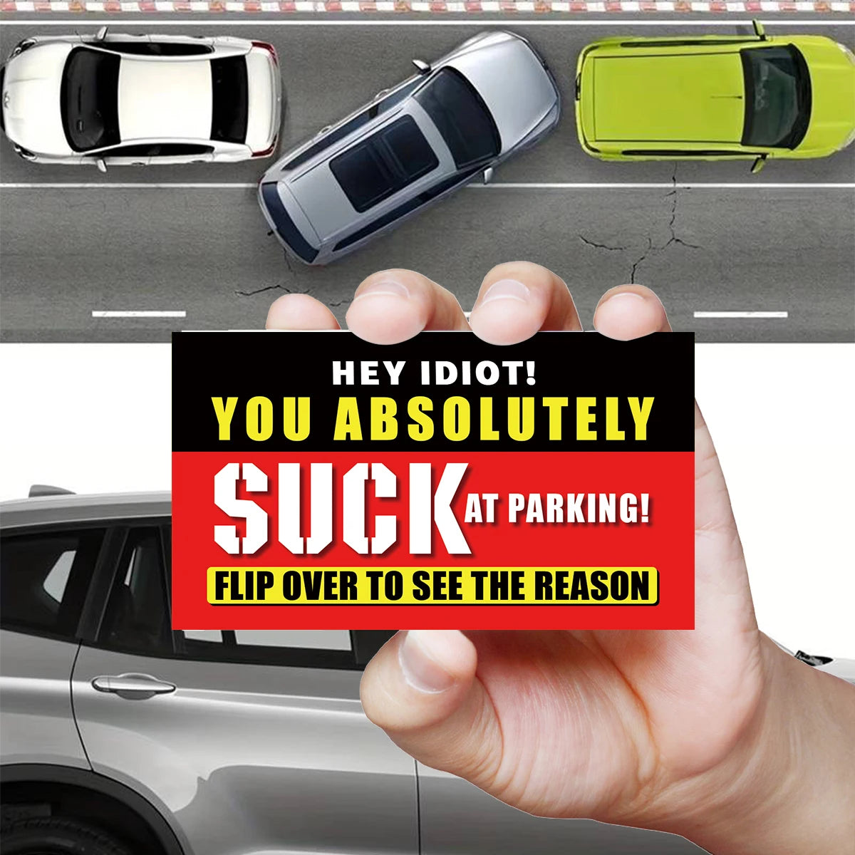 RideRoast™ You Suck At Parking Cards (100 CARDS)