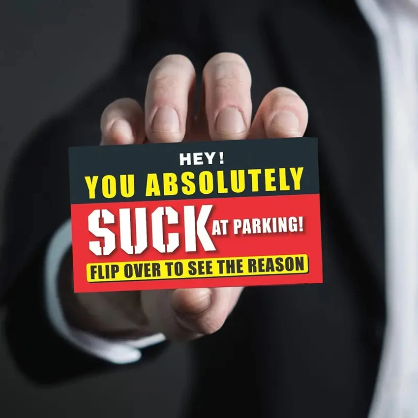 RideRoast™ You Suck At Parking Cards (100 CARDS)